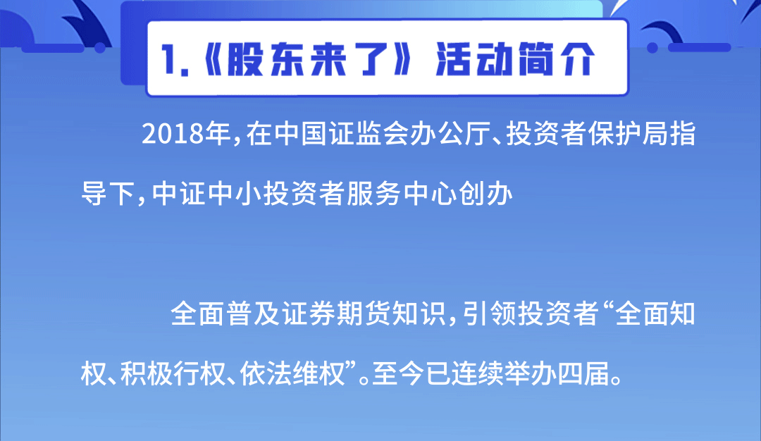 一圖看懂 股東來了 投資者權益知識競賽